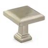 Brown Contemporary Soft Square Kitchen Cabinet Drawer Knob