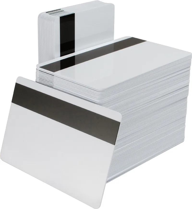10 ID Card CR80 30 Mil Hi Co Magnetic Mag Stripe Plastic PVC