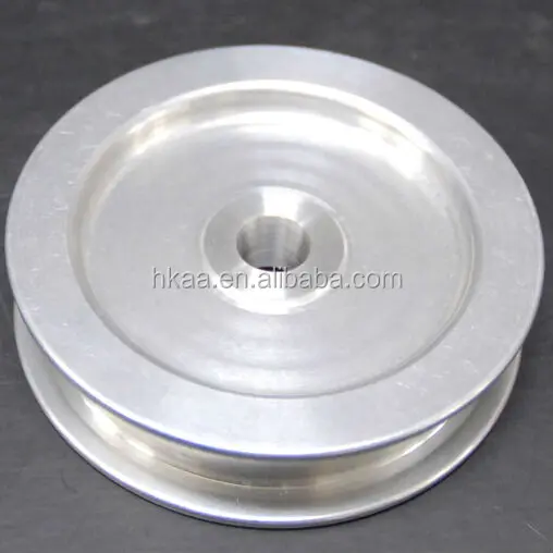 Micro vee j sect Aluminium pulley 6 inch diameter aluminium plate pulley. 