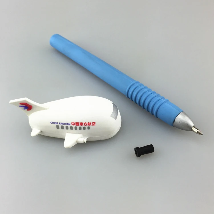 Promotional Custom Design Pvc Plastic 3d Airplane Ballpoint Pen Buy