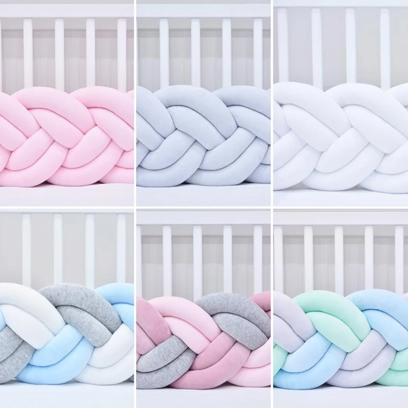 Modern Baby Best Cot Bumper Crib Bumper Neutral Bedding Baby Nest