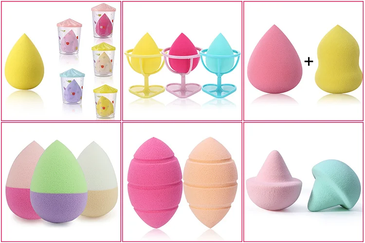 Wholesale Latex Free Beauty Sponge Cosmetic Puff Makeup Sponge Blender