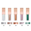 Private Label Shining Glitter Wet Waterproof Eyeshadow Colorful Liquid Shiny Bling Eye Shadow