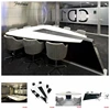 special design high end artificial stone glossy top 8-10 person executive council conference table