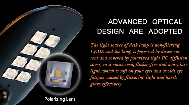 Professional portable led table lamps Body Eye Protection Folding smart led table light