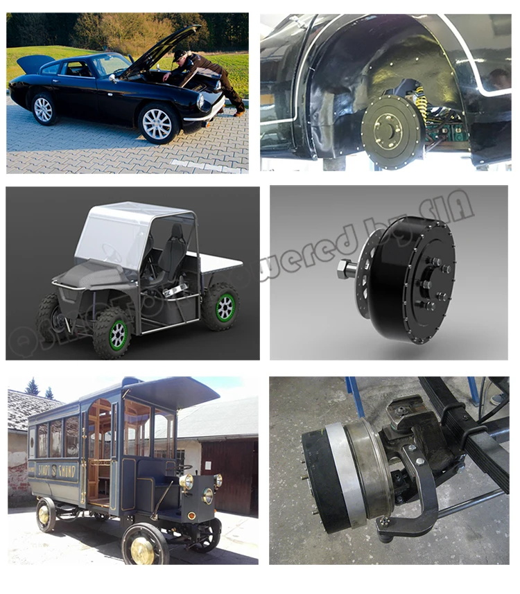 Qs Motor Dual 4000w 10kw Peak 273 40h V3 Brushless Electric Car Hub