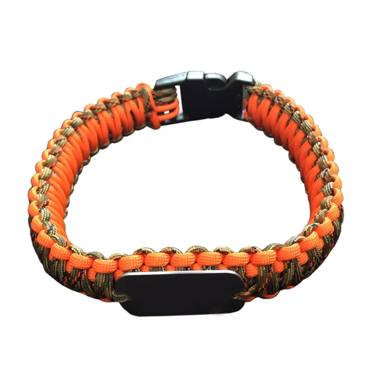 camo paracord dog collar