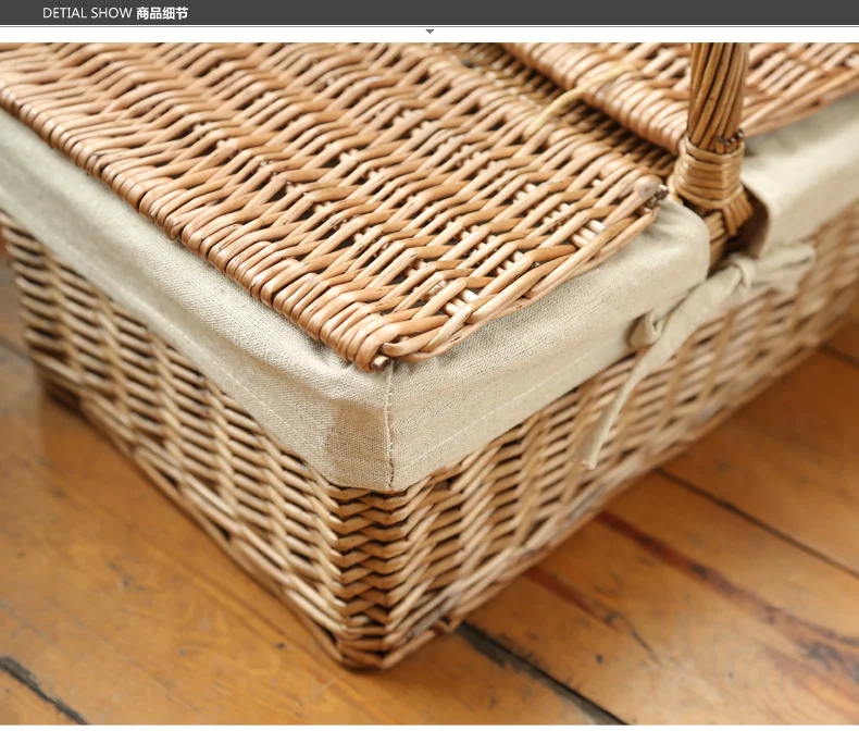 Hand Weaved Environmentally Willow Picnic Basket With Handle Buy Picnic Basket,Willow Picnic