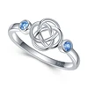 Celtic Knot Ring For Woman 925 Sterling Silver Fashion Ring