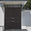 Modern design double open ecology wood door entrance door