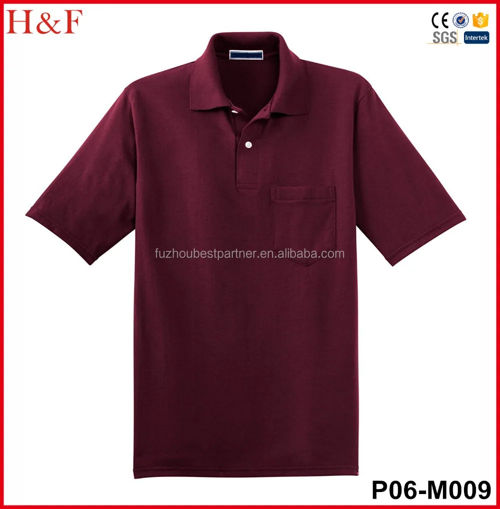 Desain Baju Terbaru Untuk Pria 100 Katun Polo T Shirt Disesuaikan