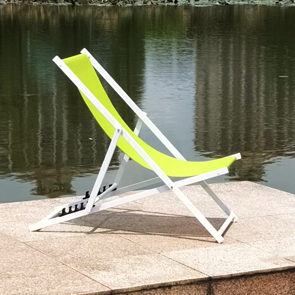 Outdoor Aluminum Camping Furniture Folding Beach Sling Chair Chair