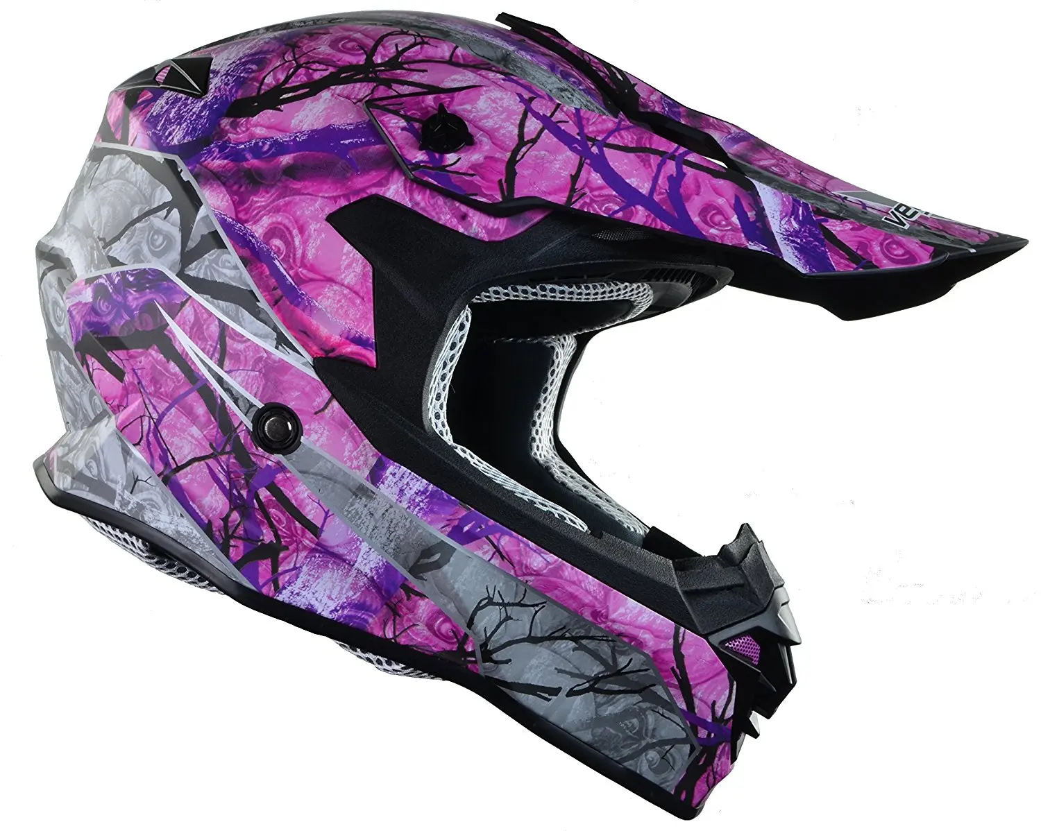 pink dirt bike helmet