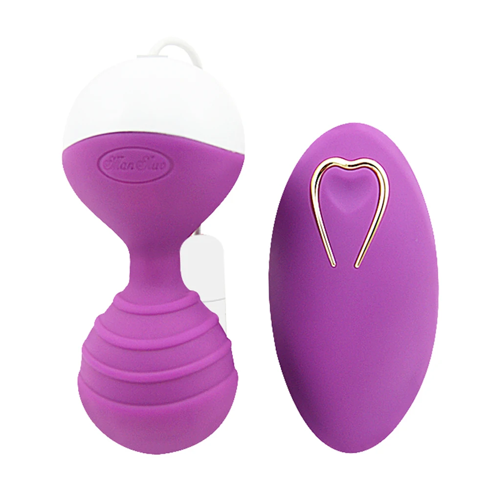 Silicone Rechargeable 10 Frequencies Remote Control Wireless Kegel