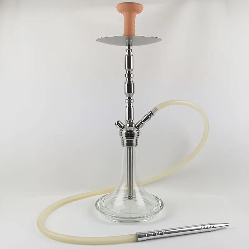 Quality 304 Stainless Steel Hookah Shish Glass Hookah Lounge Chicha