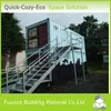 Eco-friendly Flat-packed Modular Small Home with External Stairs
