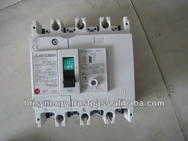 Mitsubishi Low Voltage Circuit Breaker NV125-SV 4P 100A 200-440VAC