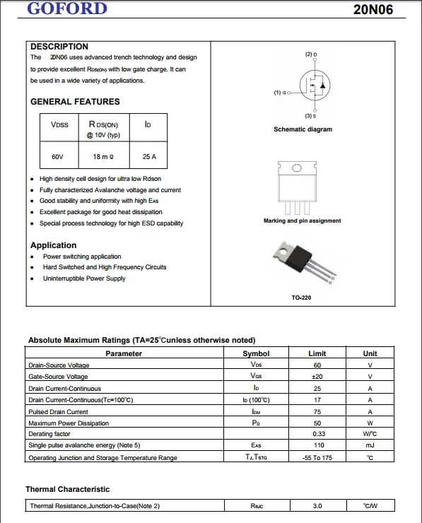 Lr024n Irlr024n Smd Transistor 60v Vds Mosfet Apply To Led Light - Buy ...