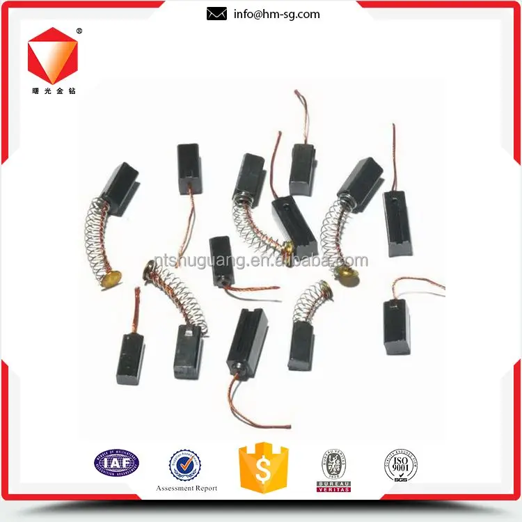 Super quality high efficiency carbon brush for sewing machine motor, View carbon brush for