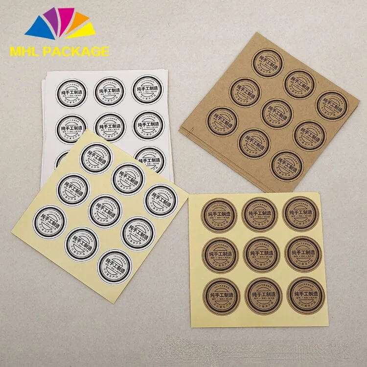 Small Quantity Logo Print Label Adhesive Sticker Buy Small Quantity