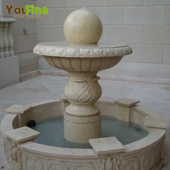 Garden Marble Floating Rolling Ball Water Fountain Garden Marble Floating Rolling Ball Water Fountain