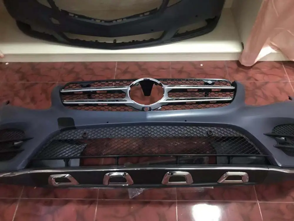 New Euro Car Body Kit Front Bumper Assy Complete Kit Set For Mercedes