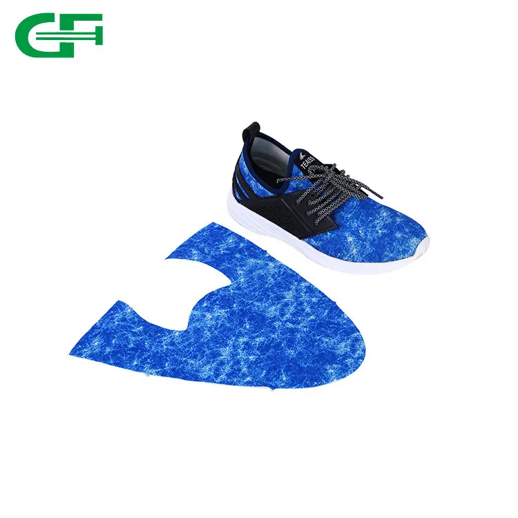 Factory Wholesale Blue Non Woven Upper Fabric for Shoes Making Material