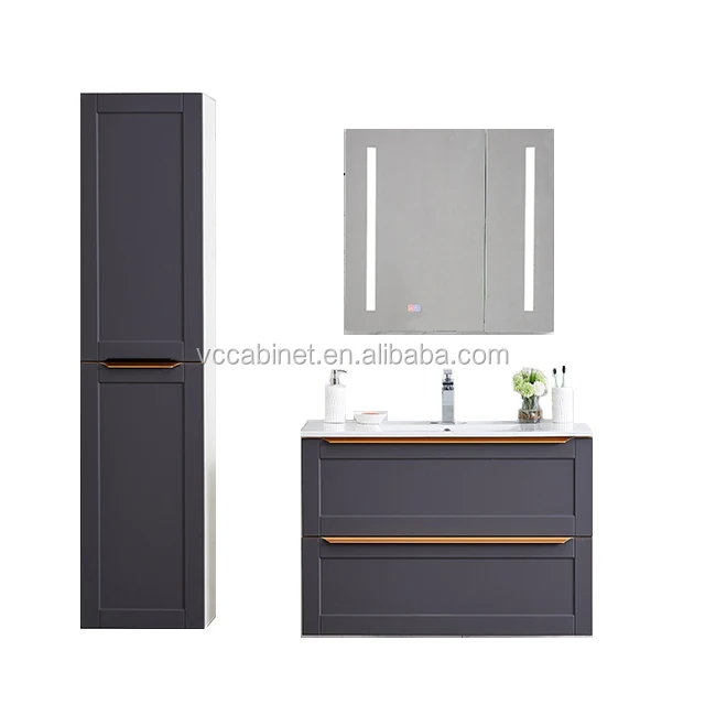 Hotis New Arrival 12 Inch Deep Hotel Bathroom Vanity Cabinet Made