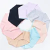 1811 Women's Soft Briefs Plain Invisible One Piece Seamless Cotton Panties Underwear