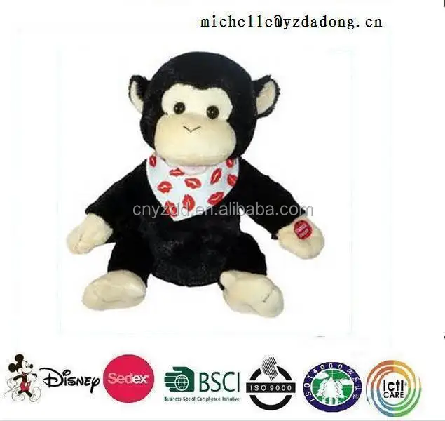 talking monkey stuffed animal