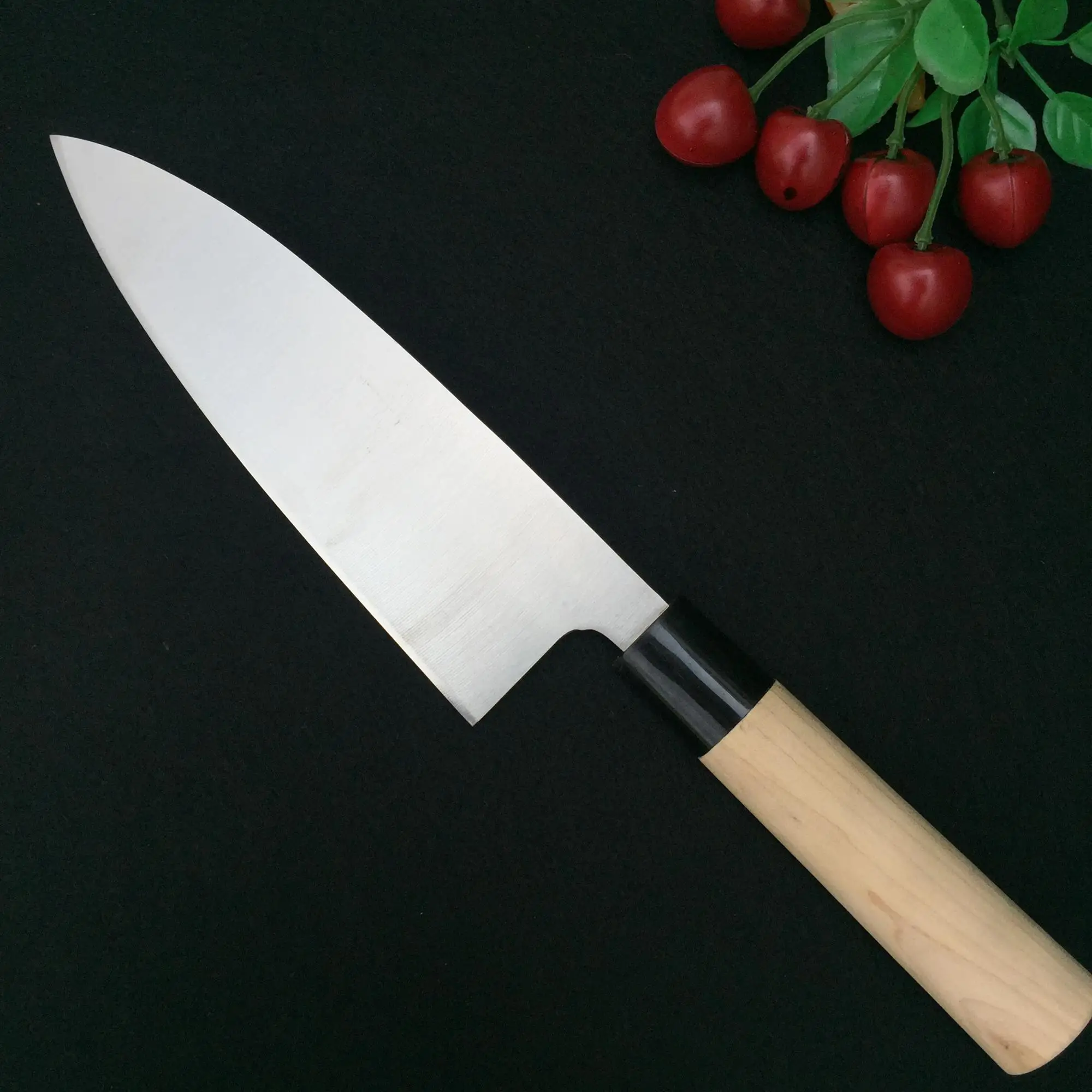 2pcs Japanese Fish Filleting Knife Sashimi Knife With Maple Wooden