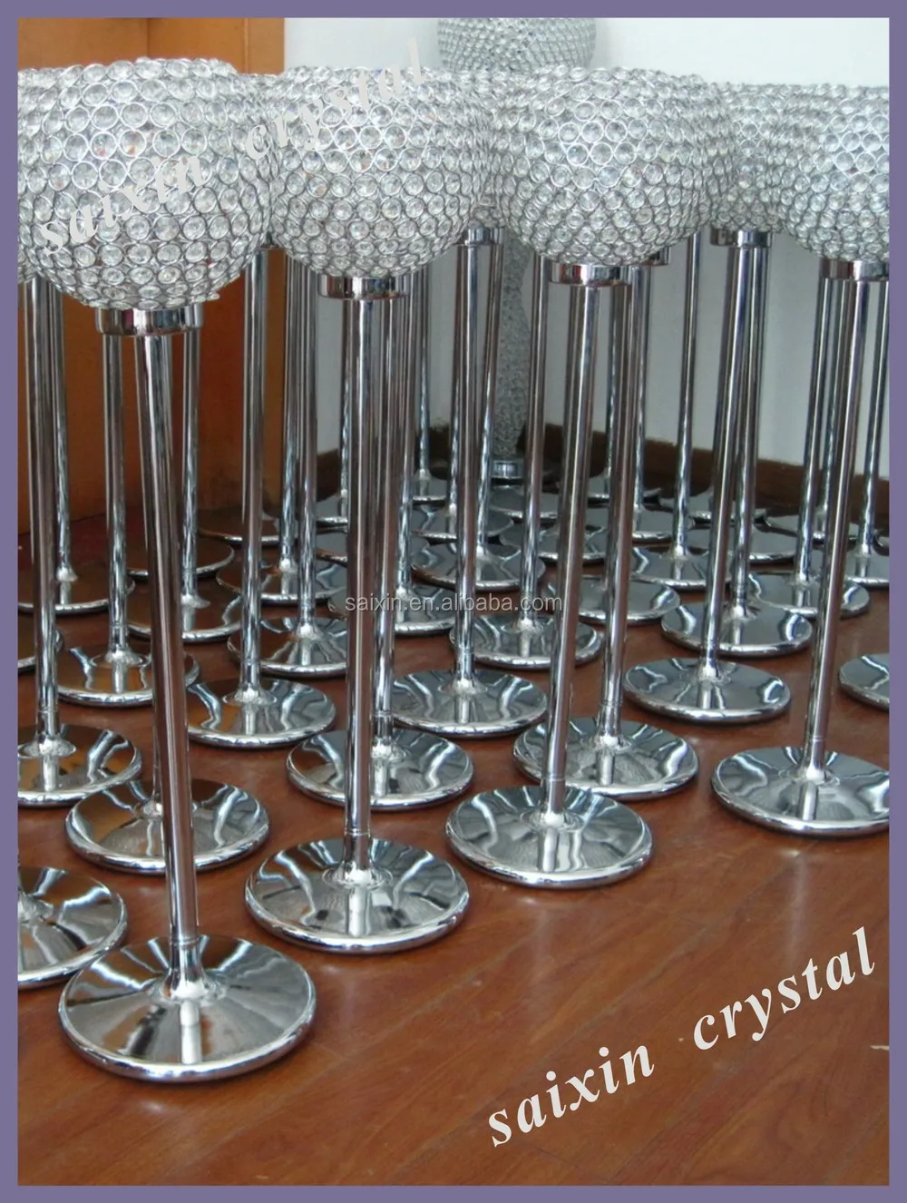 Crystal Globe Candles Holder For Wedding Table Top Centerpiece Crystal Globe Candles Holder For Wedding Table Top Centerpiece