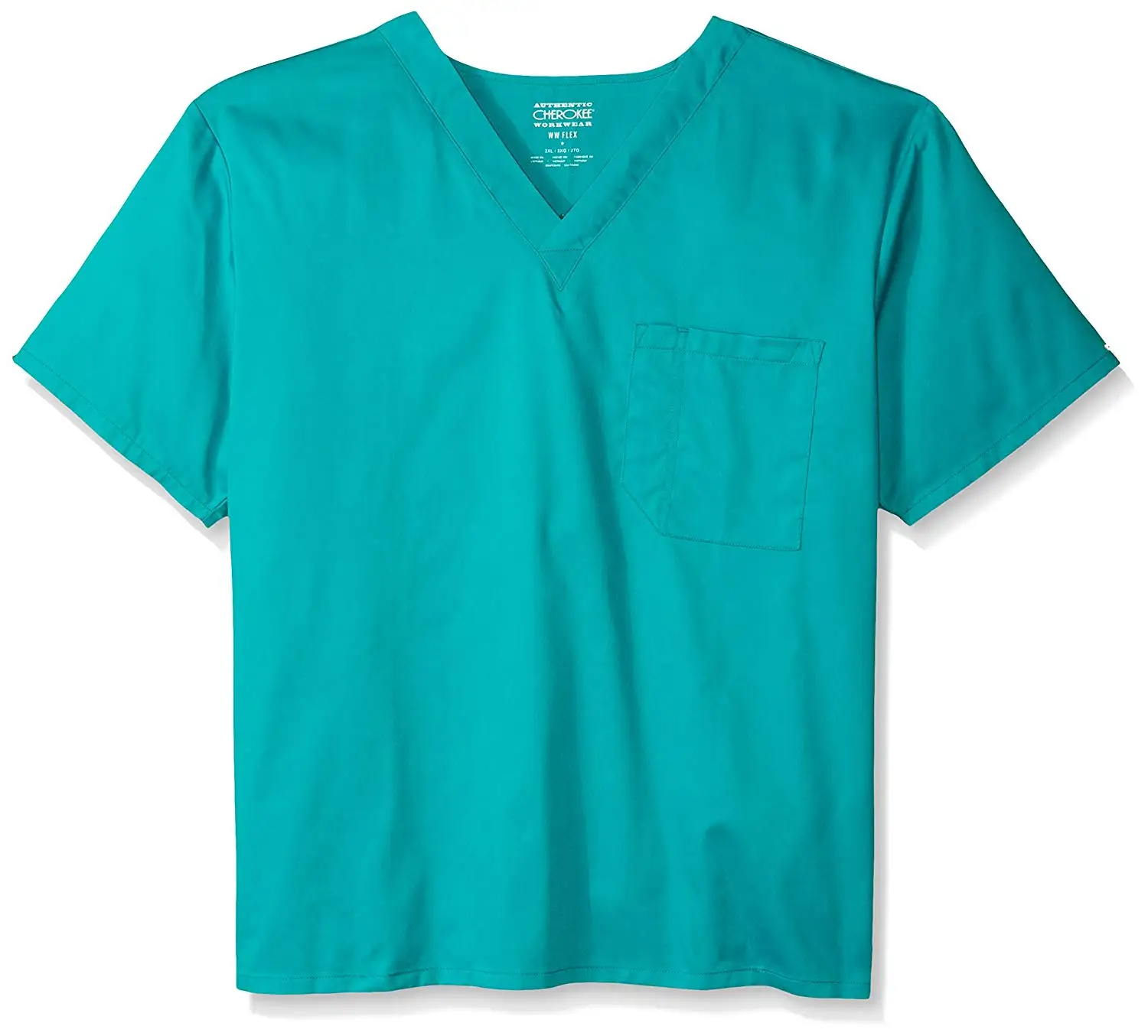 Cherokee Men's Big Ww Flex with Certainty Unisex V-Neck Top