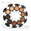 Hot selling high quality organic face powder compact oil-control makeup face pressed powder foundation for dark skin
