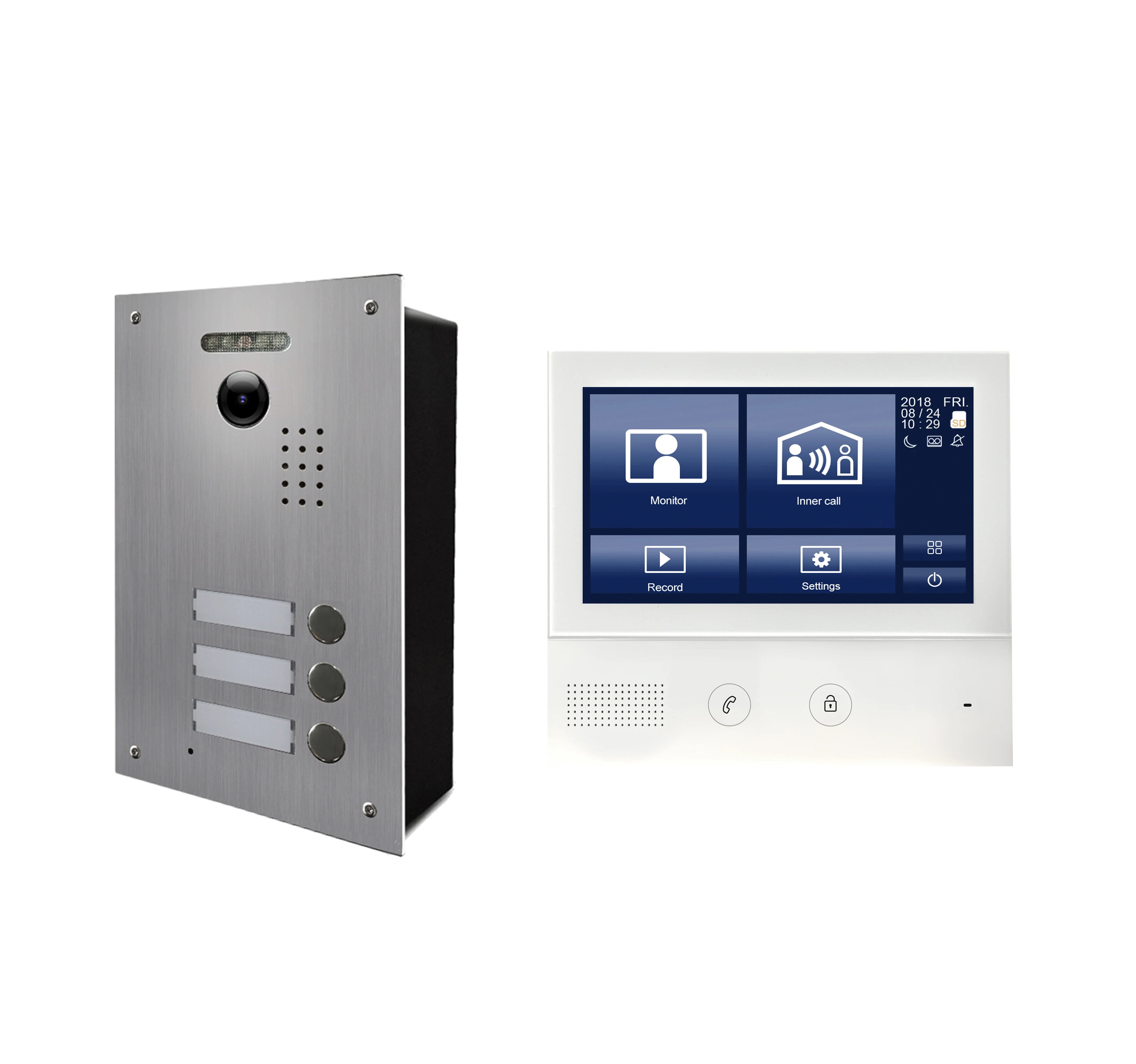 wireless door entry intercom systems