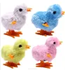 Running tin toys for kids childrens cute walking chick vintage clockwork toy baby plastic animal wind up gify