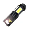 New Design Hot Sale Pocket Mini Torch Light Super Bright Zoom Q5 COB LED Flashlight