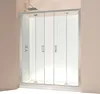 Luxury solid polishing portable shower room with full tempered glass door