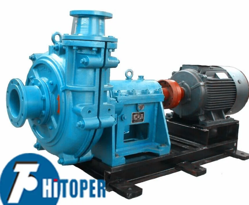 Slurry Pump As Filter Press Feed Pump 