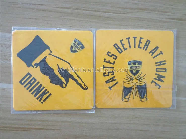 Mats And Pats Non Slip Cardboard Paper Beer Mats Custom Beer Paper