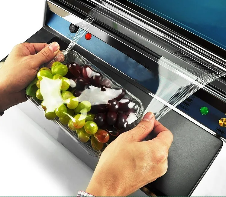 Hw-450 Plastic Film Wrapping Machine Food Packaging Machine Hand