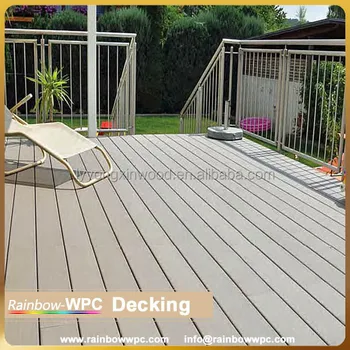 Wpc Composite Decking Deck Flooring Recycled Rubber Wpc Composite Decking Deck