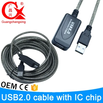 Wholesale driver type black color with IC usb extension 