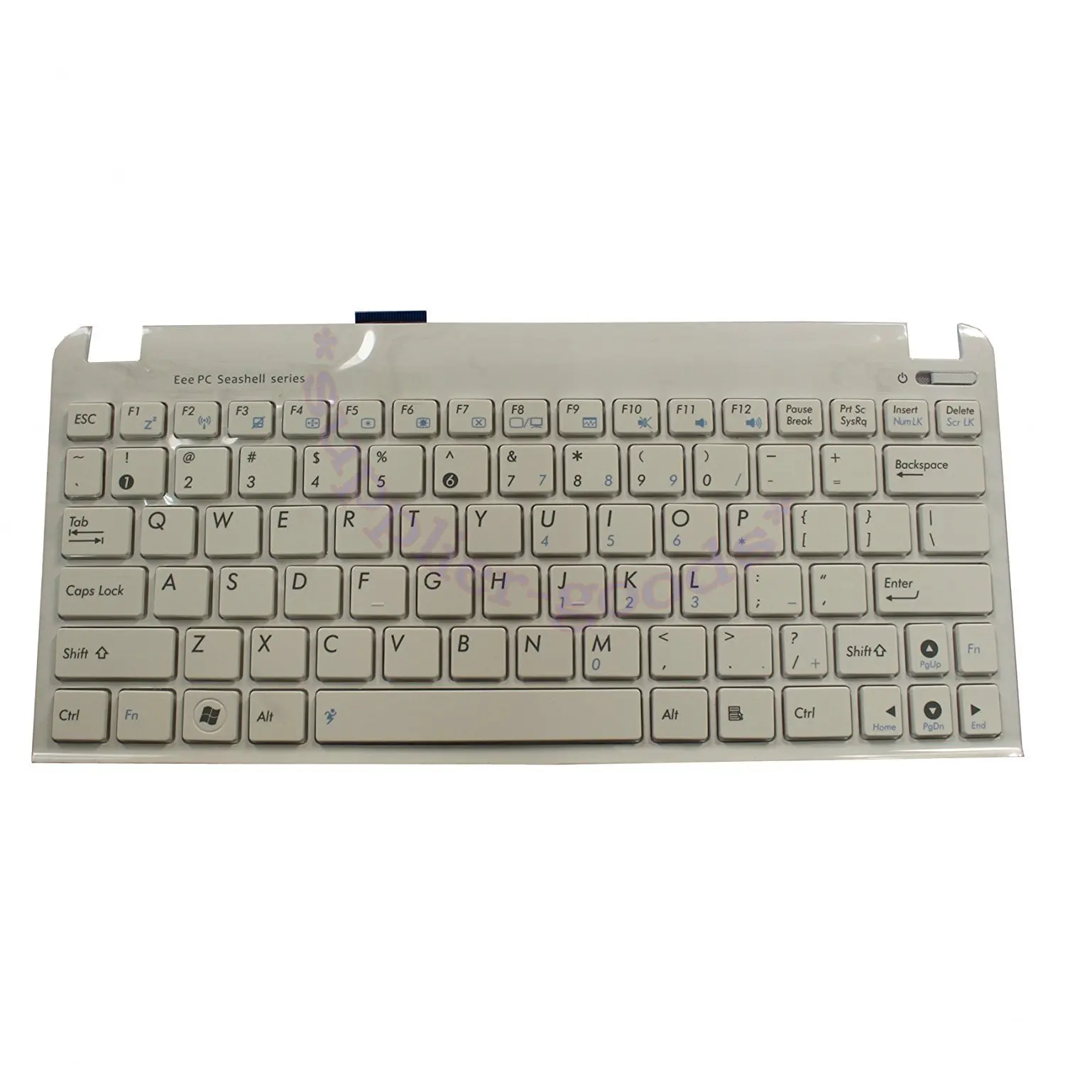 YEECHUN White US Keyboard for Asus Eee PC 1015P 1015PN 1015PE 1015PEM 1015PB 1015tx 1025C 1025CE 1016 1016P 1016PG 1016PT Series New Notebook Replacement Accessories