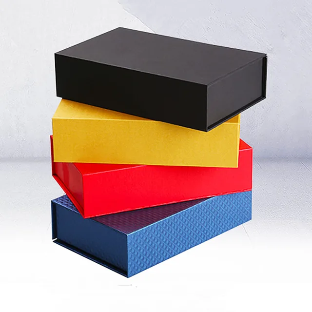luxury beautiful color paper gift packaging boxes