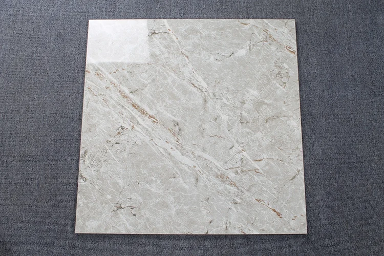 Egyptian Ceramic Porcelain Tiles Polished Glazed Light Grey Ceramics