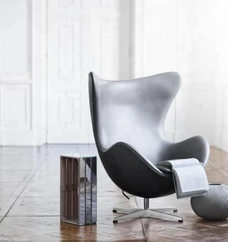 Danish Hotel Furniture Swivel Chaise Lounge Egg Chair Danish Hotel Furniture Swivel Chaise Lounge Egg Chair