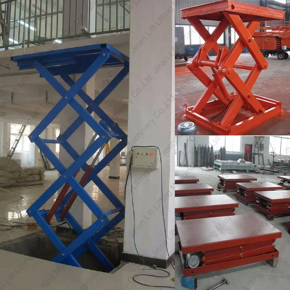 500kg Mini Scissor Lift Table For Pallet Scissor Warehouse Vertical