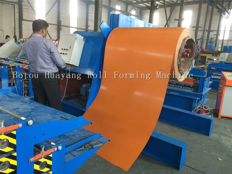 Automatic Steel Sheet Decoiling Machine/Hydraulic Decoiler with Trolley