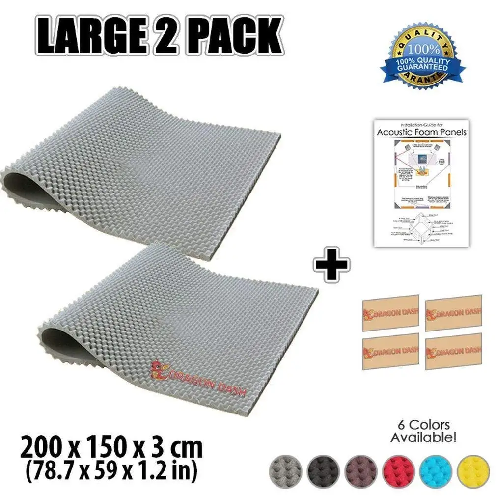 Egg Crate 1-1//2 X 24 X 18 Ul 94 Acoustic Foam Convoluted Upholstery.